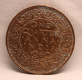 Quarter Anna 1940 George VI Copper coins