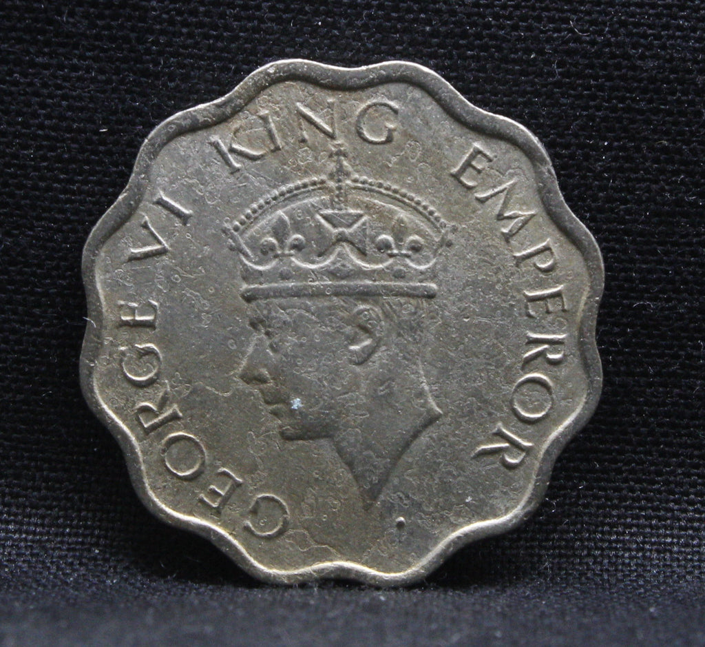 1 Anna 1940 George VI Copper-Nickel coins