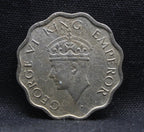 1 Anna 1940 George VI Copper-Nickel coins