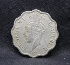 1 Anna 1940 George VI Copper-Nickel coins