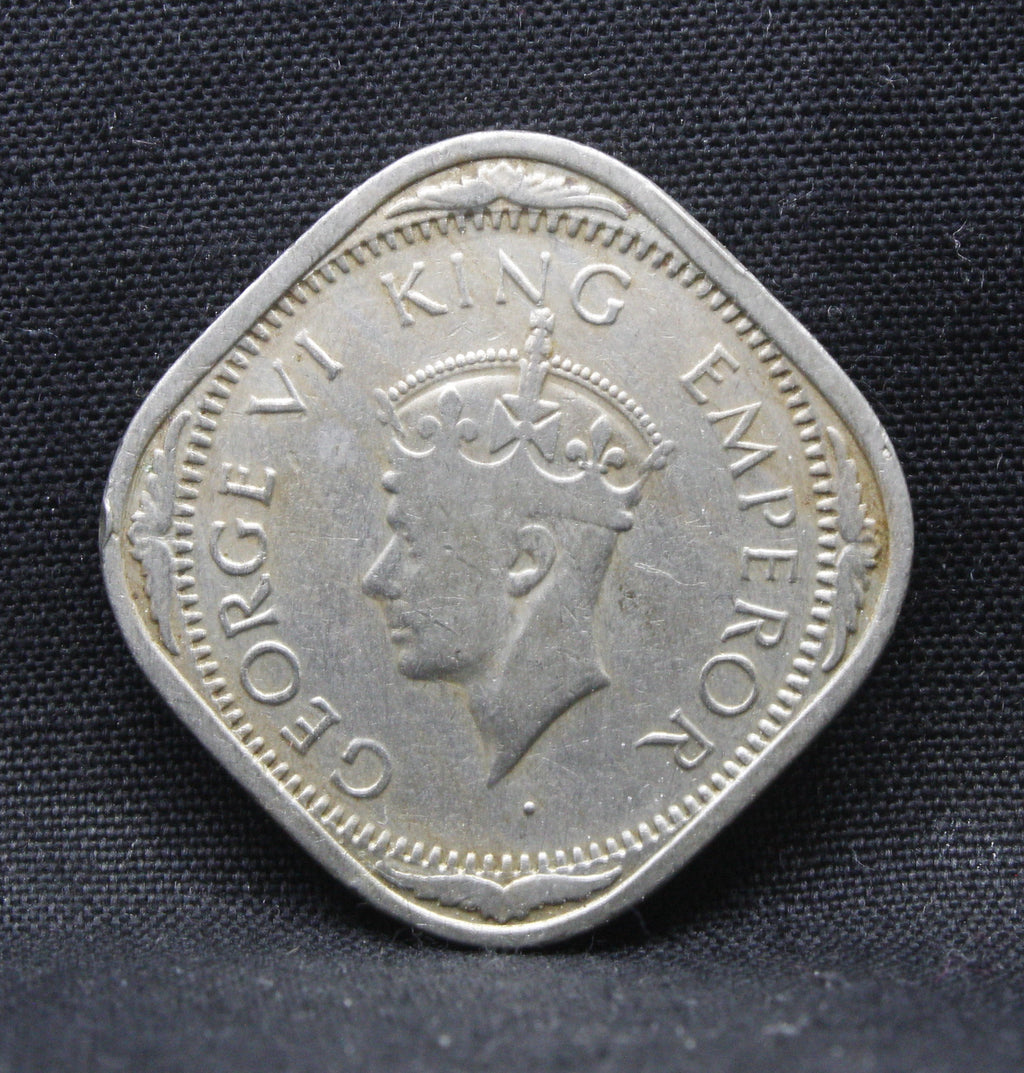 2 Annas 1940 George VI Copper-Nickel coins