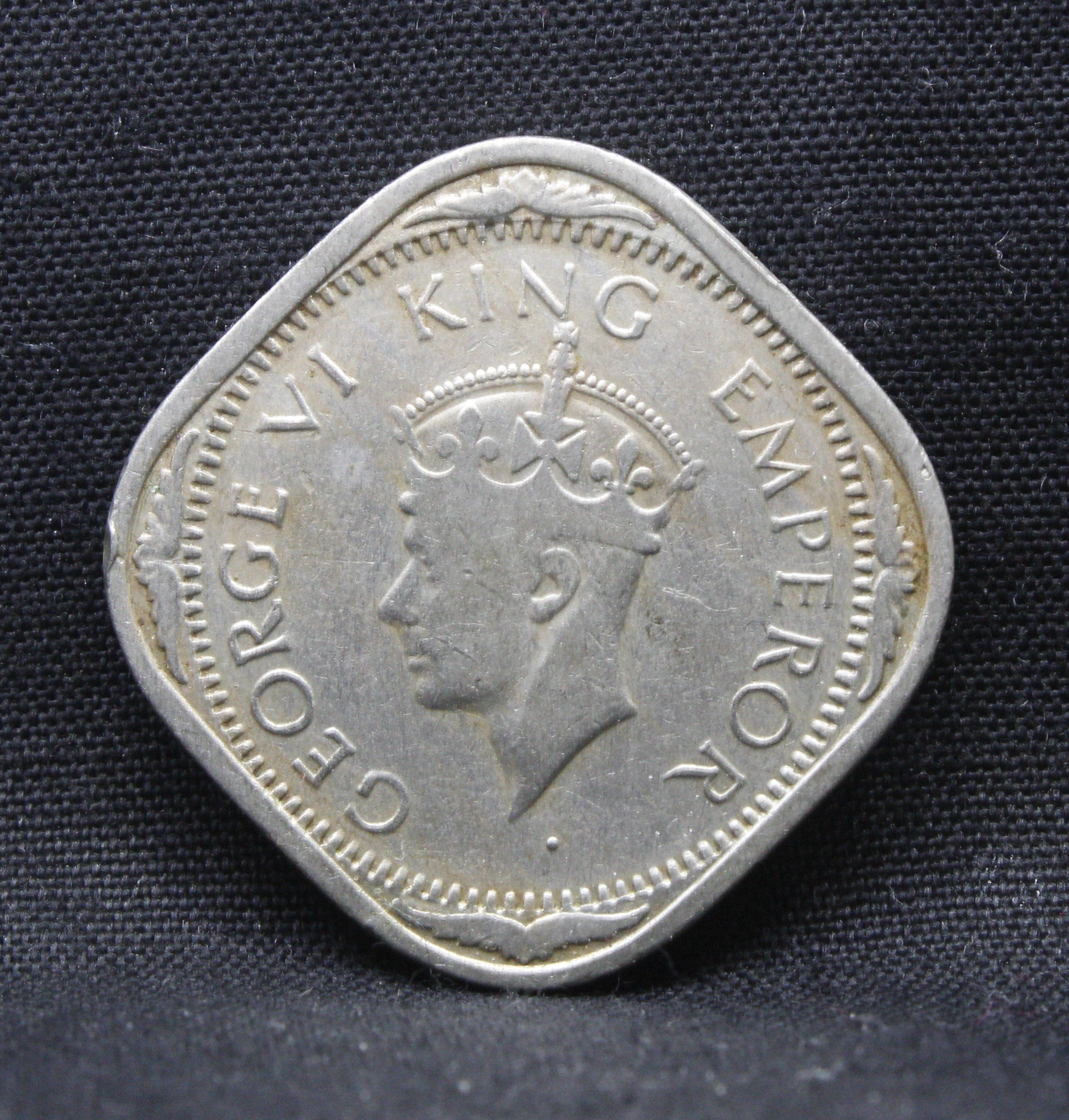 2 Annas 1941 George VI Copper-Nickel coins