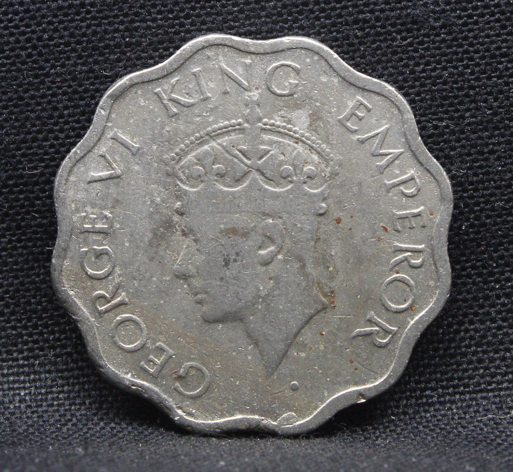 1 Anna 1940 George VI Copper-Nickel coins