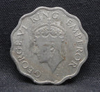 1 Anna 1940 George VI Copper-Nickel coins