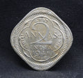 2 Annas 1941 George VI Copper-Nickel coins