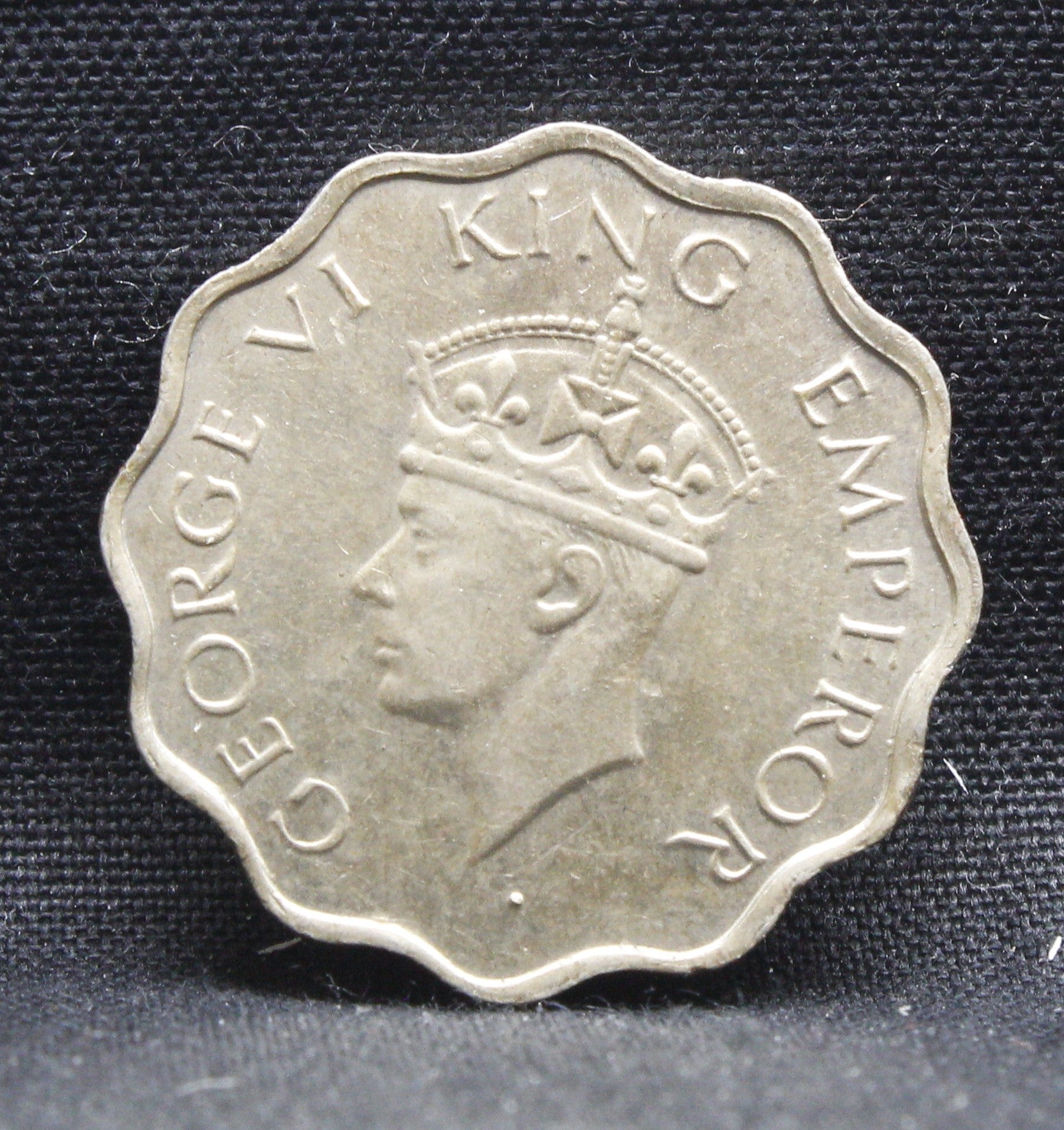1 Anna 1941 George VI Copper-Nickel coins