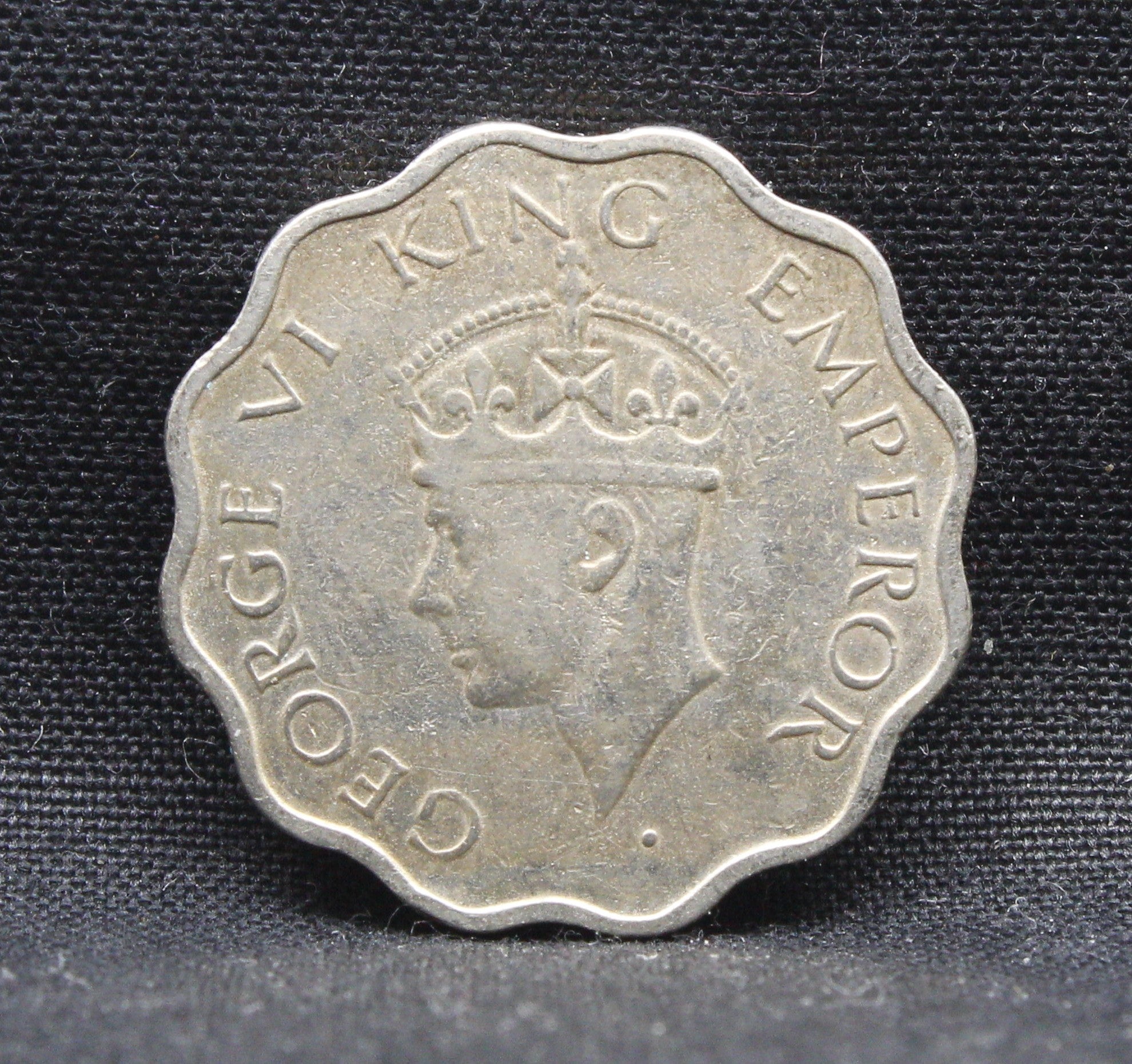 1 Anna 1941 George VI Copper-Nickel coins