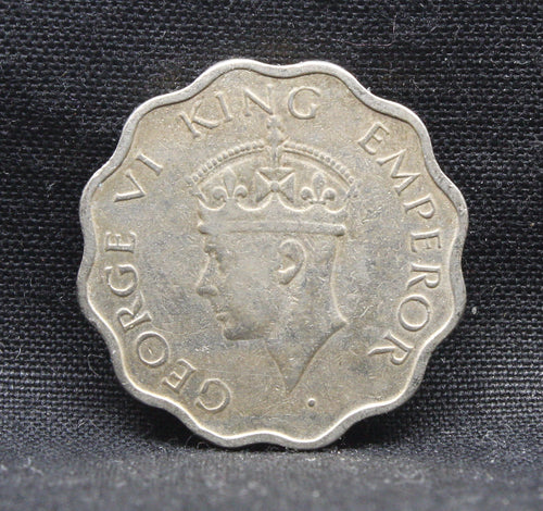 1 Anna 1941 George VI Copper-Nickel coins