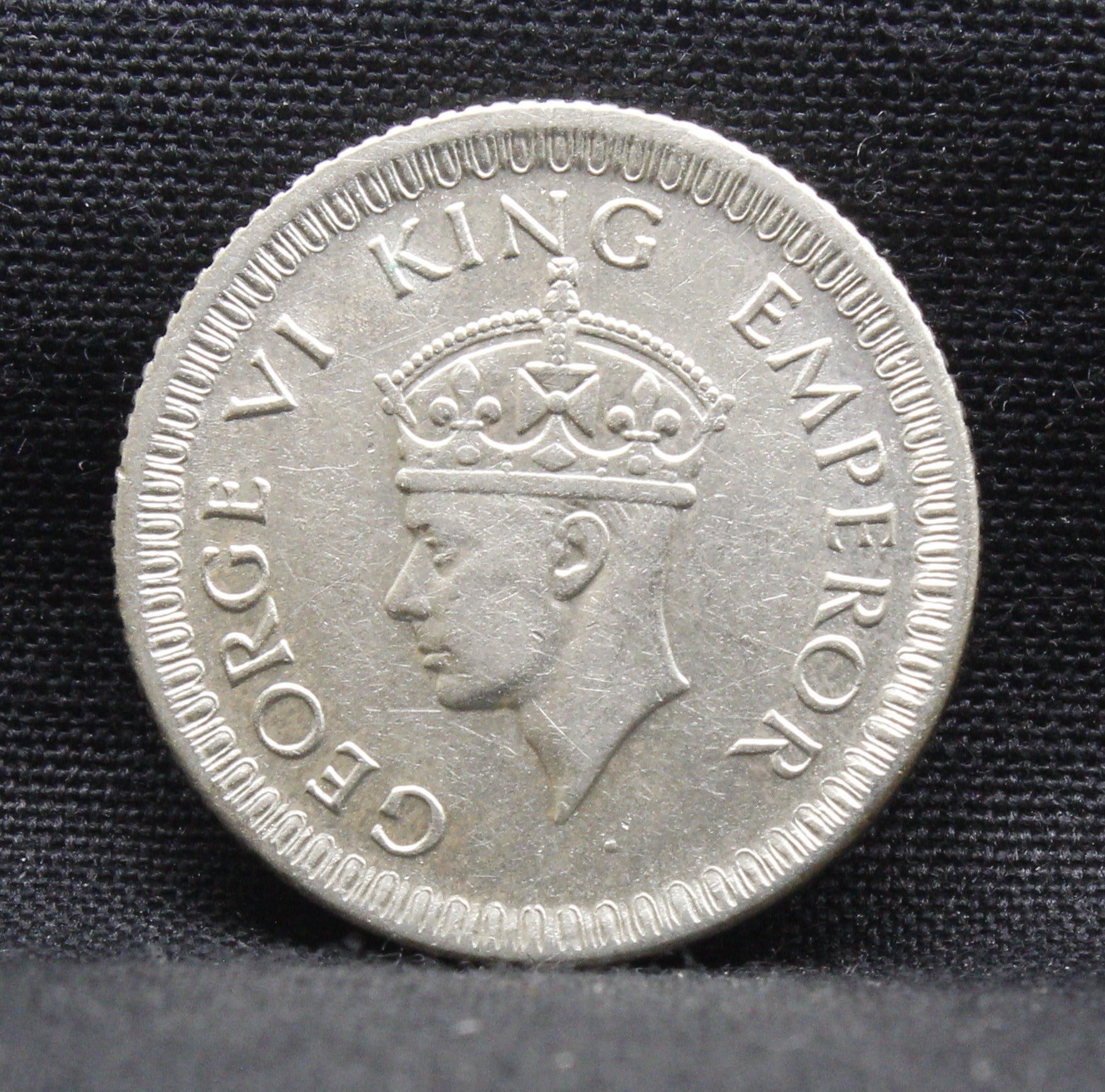 Quarter Rupee 1942 George VI Silver coins