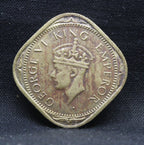 2 Annas 1942 George VI Copper-Nickel coins