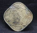 Half Anna 1942 George VI Nickel-Brass coins