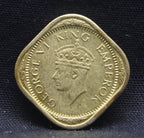 Half Anna 1942 George VI Nickel-Brass coins